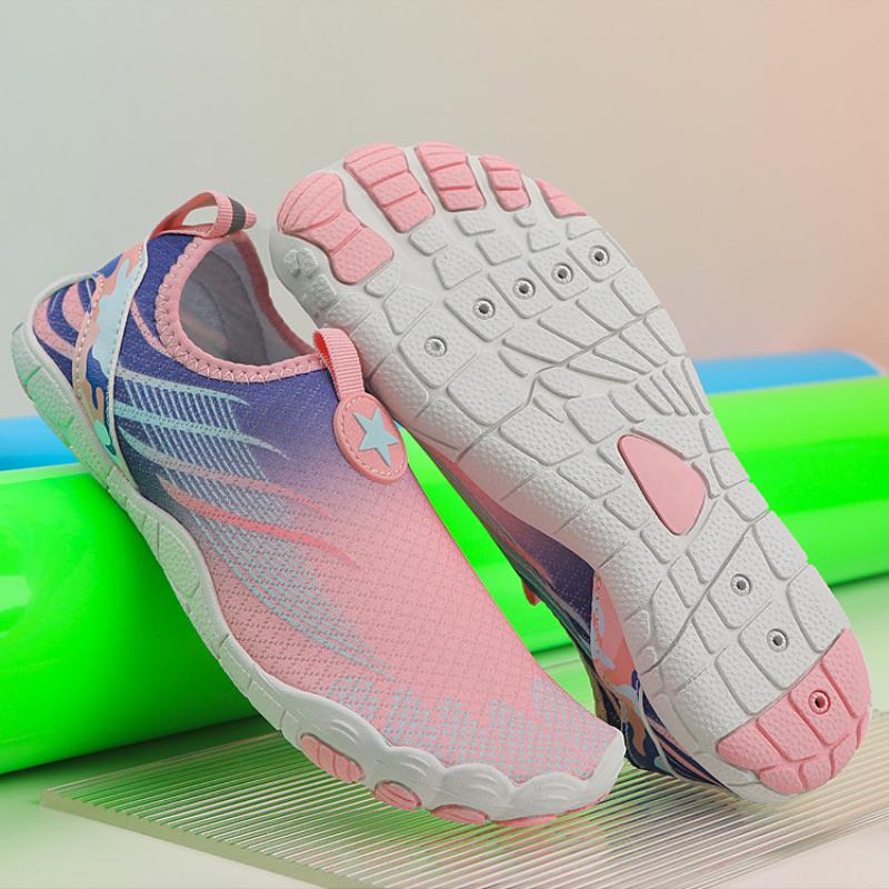 Men Water Sports Barefoot Aqua Shoes New Unisex Swimming Women Outdoor Beach Shoes Gym Running Shoes Wading Non-slip Sneakers