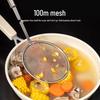 304 Stainless Steel Kitchen Skimmer Strainer and Superfine Mesh Soy Milk Filter