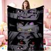 Itachi'S Moon Night Cartoon Flannel Blanket Warm Comfortable Fleece Blanket For Living Room Bedroom Recliner Lightweight Home Decor Gift For Friends