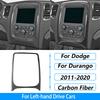 For Dodge Durango 2011-2020 Carbon Fiber Center Console Gear Shift Air Outlet AC CD Window Lift Trim Set Car Accessories Sticker