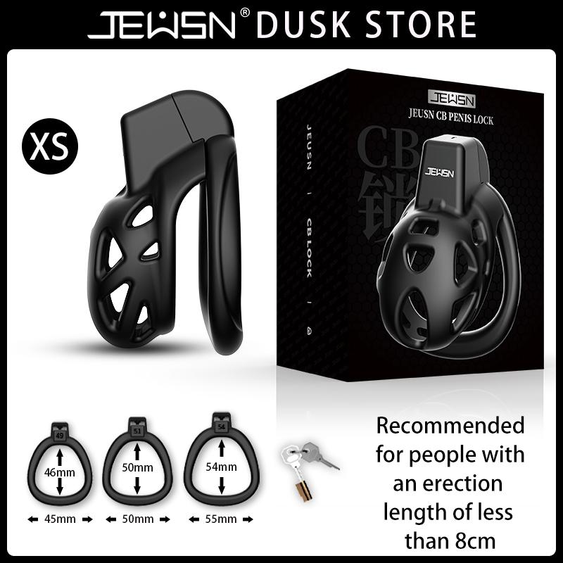 Jeusn Male Chastity Cage Sex Toys Discreet Sissy Femboy Chastity Cock Cage Device Penis Rings Male With 3 Size Men'S Adult Goods