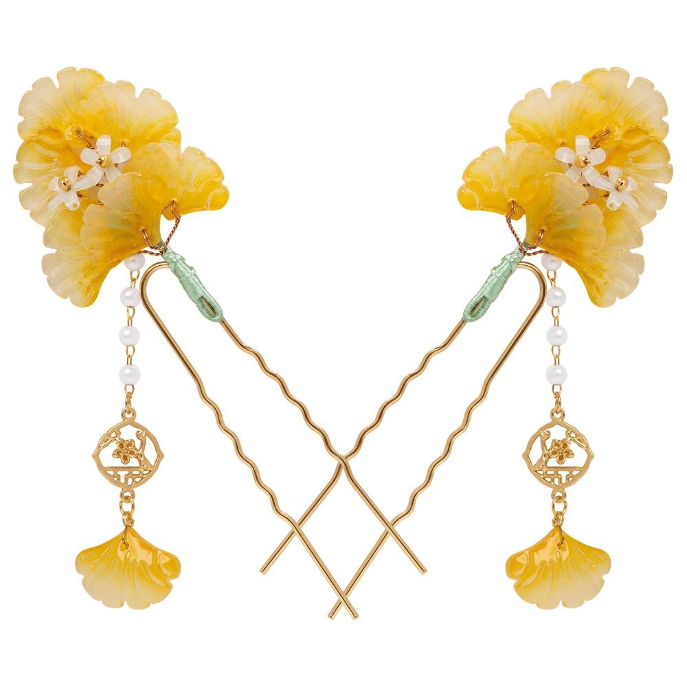 

Pearl Ancient Hair Stick Flower Hanfu Hairpin Antique Flower Hair Comb Cheongsam Accessories Style3