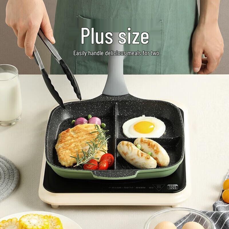 COOKER KING 26cm Bamboo Green Stone Non-stick Frying Pan