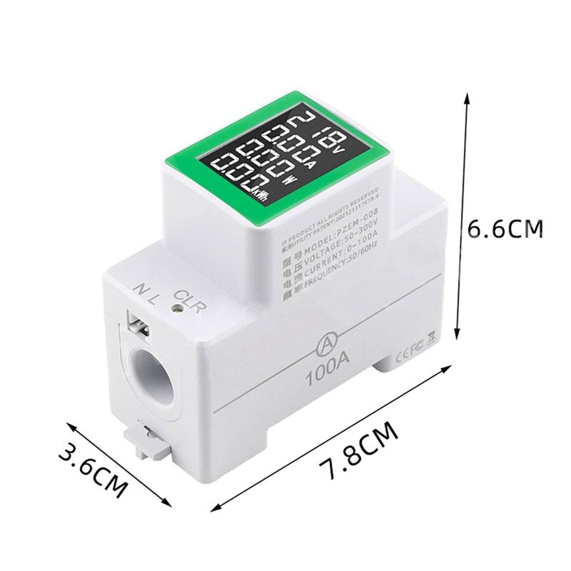 DC 0-120 V, 0-500 A Digitalanzeige Voltmeter Amperemeter Spannung Strom DC 0-120 V, 0-500 A Digitalanzeige Voltmeter Amperemeter Spannung Strom