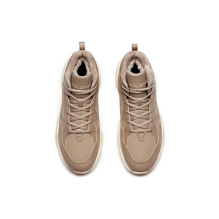 Anta Durable Breathable Low-Top Running Shoes Men sneaker Linen-Gray 91846902-2