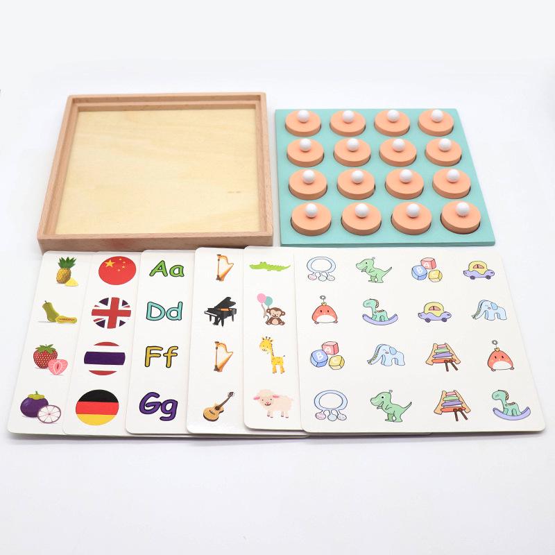 Wooden Boxed Memory Game for Kids: Enhance Logical Thinking and Brain Power