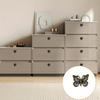 10pcs Butterfly Drawer Handle - Wardrobe, Wardrobe, and Jewelry Box Decorative Handle - Elegant Furniture Hardware Accessories