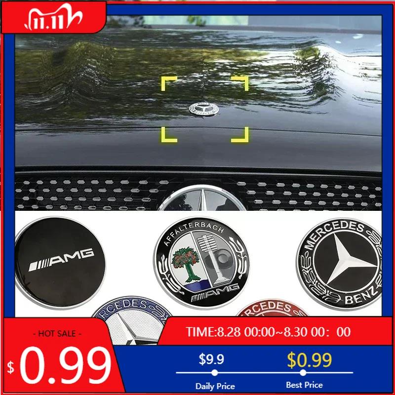 GLC GLB 1pz 57mm Emblema Distintivo Cofano Anteriore Auto Accessori Auto Per Mercedes Benz W204 W205 W212 W213 W221 W177 W246 GLA G