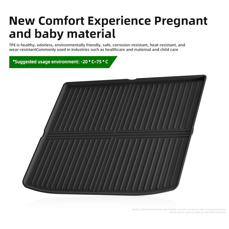 Right-Hand Drive TPE Trunk Mat for 2023-2024 Mitsubishi Outlander