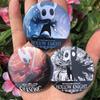 58MM Horror Anime Hollow Knight Round Brooch Cartoon Soft Button Pins DIY Clothing Buckle Badge Accessories Toys Gift for Fans