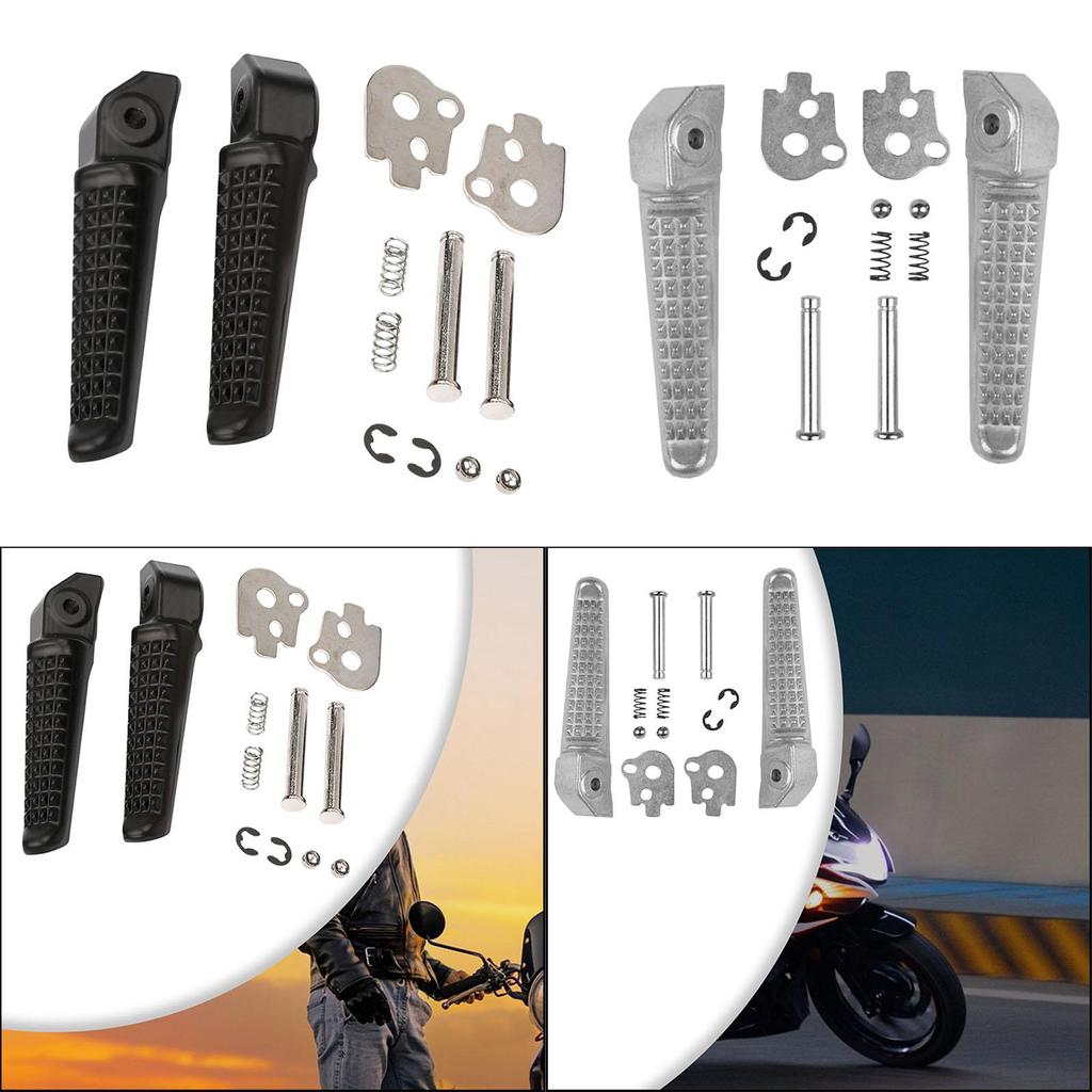 2Pcs Footrests for Honda CB400 1993-1998 Motorcycle Rear Passenger Foot Pegs
