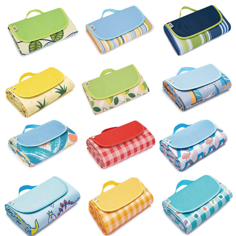 Hot Selling Colored Outdoor Camping Picnic Mat Factory Direct Sales Foldable Portable Park Camping Picnic Beach Mat 1.5M*1M