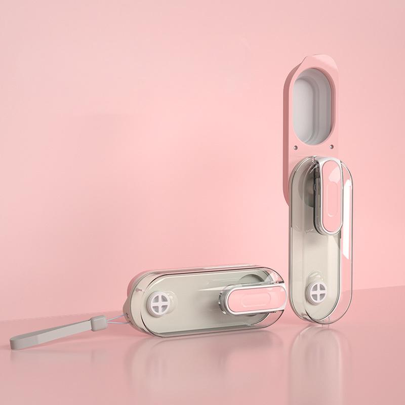 

Складной диспенсер для воды для домашних животных, портативный уличный диспенсер для воды для собак, кошек, принадлежности для домашних животных, чашка для питья для домашних животных розовый