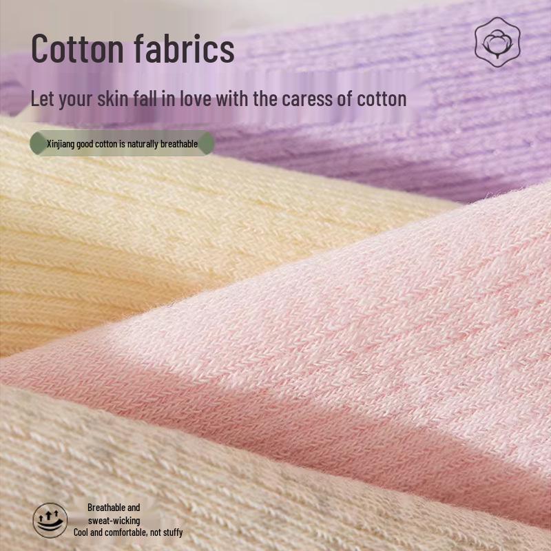 Mulberry Silk Women's Mid-Calf Thin Mesh Lace Stockings for Summer – Seamless Pair with Small Leather Shoes.