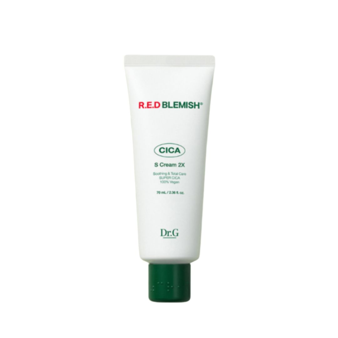 Dr.G Red Blemish Cica S Cream 2X Soothing Repair Anti-Redness Moisturizing Cream 70ml ×2