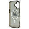 Karl Lagerfeld Klhmp16Mhlschk Iphone16 Plus 6.7 Czarny/Black Hardcase Iml Metal Choupette Head Magsafe