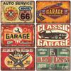 Vintage Route  Metal Sign Retro Garage Wall Art Decor Xcm