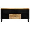 VidaXL Meuble TV, Armoire de Télévision avec Pieds, Meuble Télé avec Rangement Salon Salle de Séjour Intérieur, Bois Massif 356907