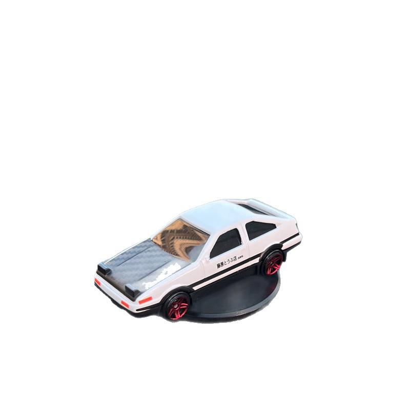Alloy AE86 Drift Car Model: Rotating High-End Mini Ornament Toy
