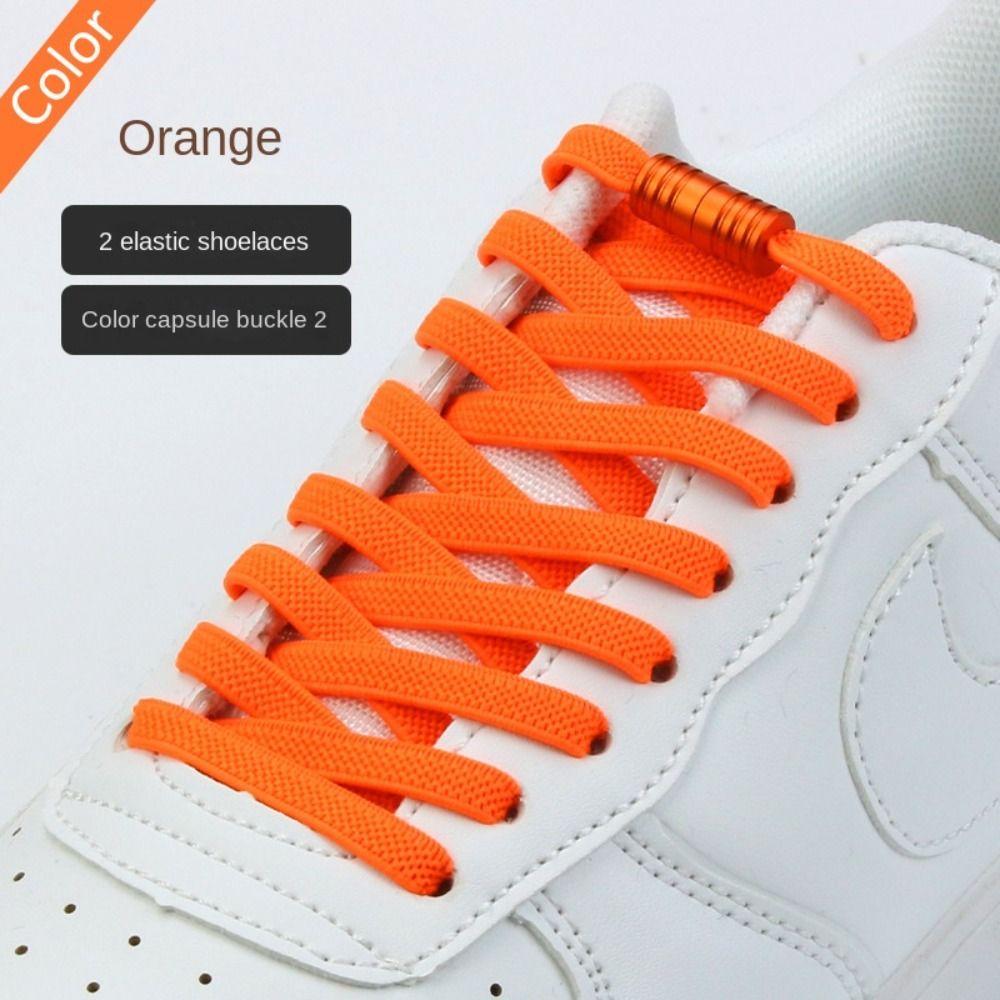 Man Women No Tie Shoelaces Semicircle Elastic Lazy Shoe Laces Shoe Accessories