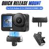 Mount Adapter for DJI Osmo Action 1/1/1 Pro/6/OSMO 161/Nano Dual 1/1" Screw & Claw Interface for Tripod & Head Mount Accessory