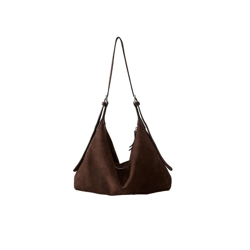 

(frosted leather) binaural bag lazy versatile shoulder crossbody large-capacity commuter bag women