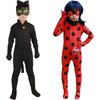 Costum Buburuză Reddy Pisica Neagră Noel Halloween Fată Buburuză Întreg