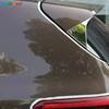 For KIA Sportage 2016 2017 2018   Chrome Car Rear Window Spoiler Cover Trim Side Wing Triangle Frame Trims Accessories