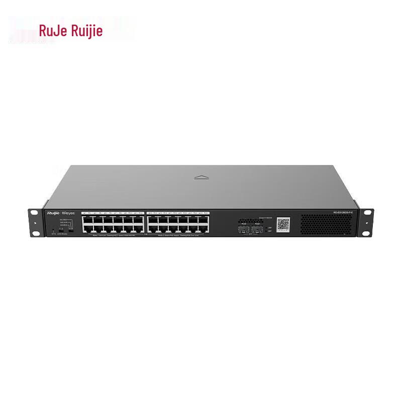 

Ruijie RG-ES126GS-P-E 24-Port Gigabit Unmanaged PoE Switch