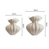 Ceramic Vase French Vintage Lace Flower Arrangement Accessories Flower Vase Ceramic Handicraft Ornaments Home Decoration
