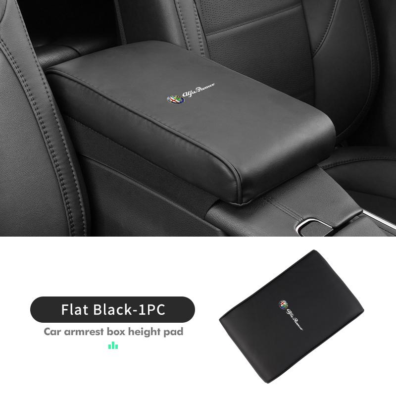 

2026 Hot Sticker Leather Car Elbow Support Pad Center Console Protector Mat For Alfa Romeo 159 Giulietta 156 147 Giulia Mito GT