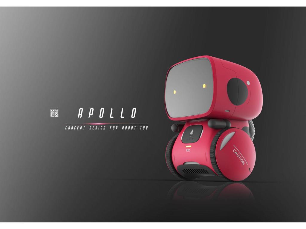 Voice Interaction Remote Control Mini Robot Toy with Recording & Voice Changing Features for Kids
