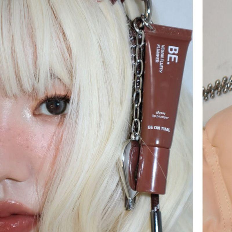 BE ON TIME Веганский Пушистый Брелок-Плампер Набор 04 Кирпичный Мокко 10г Brick Mocha