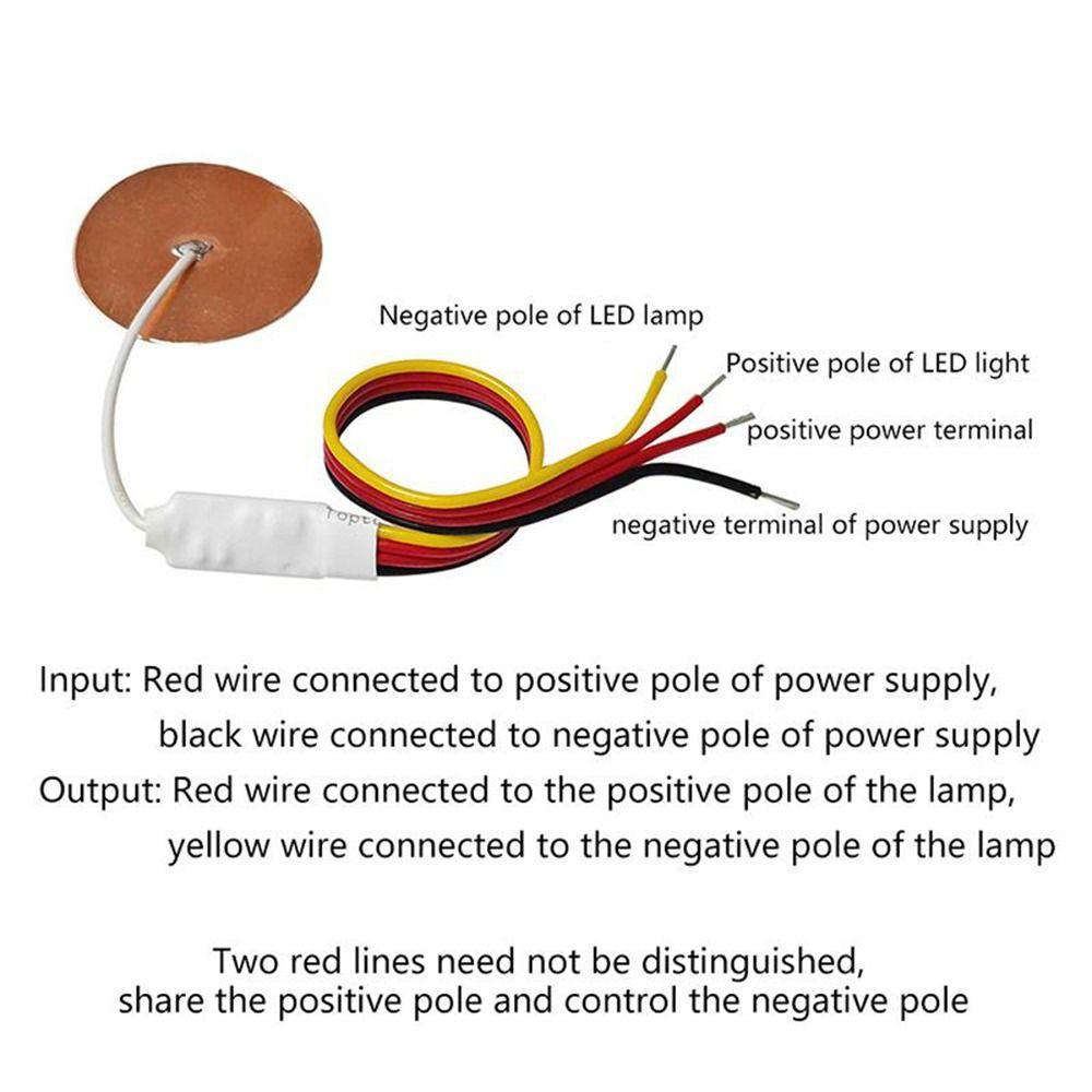 1Pcs Self Adhesive Touch Sensing Module 12V 24V 5V Desk Lamp Switch  for LED Light Strip