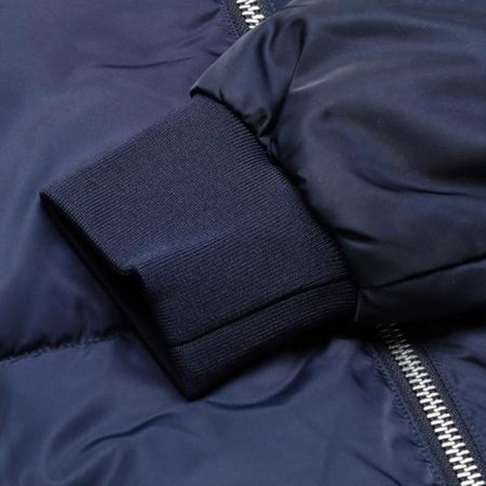 Armani Exchange Ss23 Solid Color Hooded Zipper Casual Cotton Jacket Women Jackets Navy-Blue 6LYB19-YNLYZ-1593