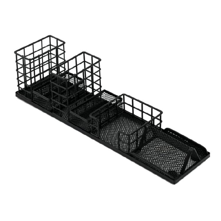 

Creative Combination Pen Holders Metal Desk Organisers Multifunctional Pen Holders Finishing Storage Rack for Office 1