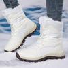 Women's Fleece-Lined High-Top Snow Boots - Warm, Thick, Plus Size Cotton Short Boots for Autumn/Winter Fashion