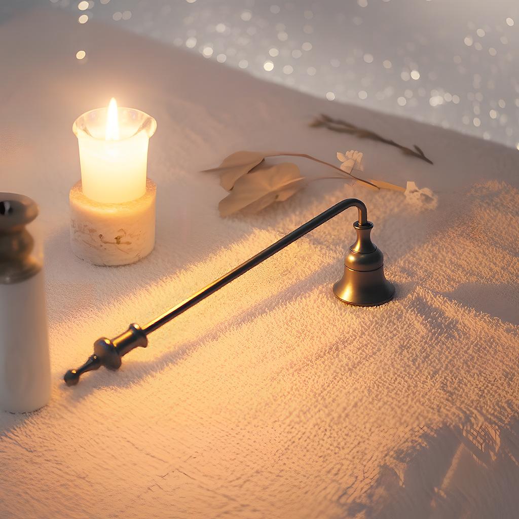 1PC Candle Extinguishing Tool Candle Stopper Polished Surface Bell Shaped Extinguish Cover for Candle Lovers 3color optional