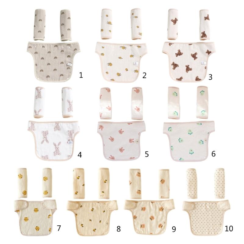Cute Design  Infant Toddler Saliva Towel Feeding Burp Cloths Baby Bib Waist Stool Carrier Protective Cover Pad Universal