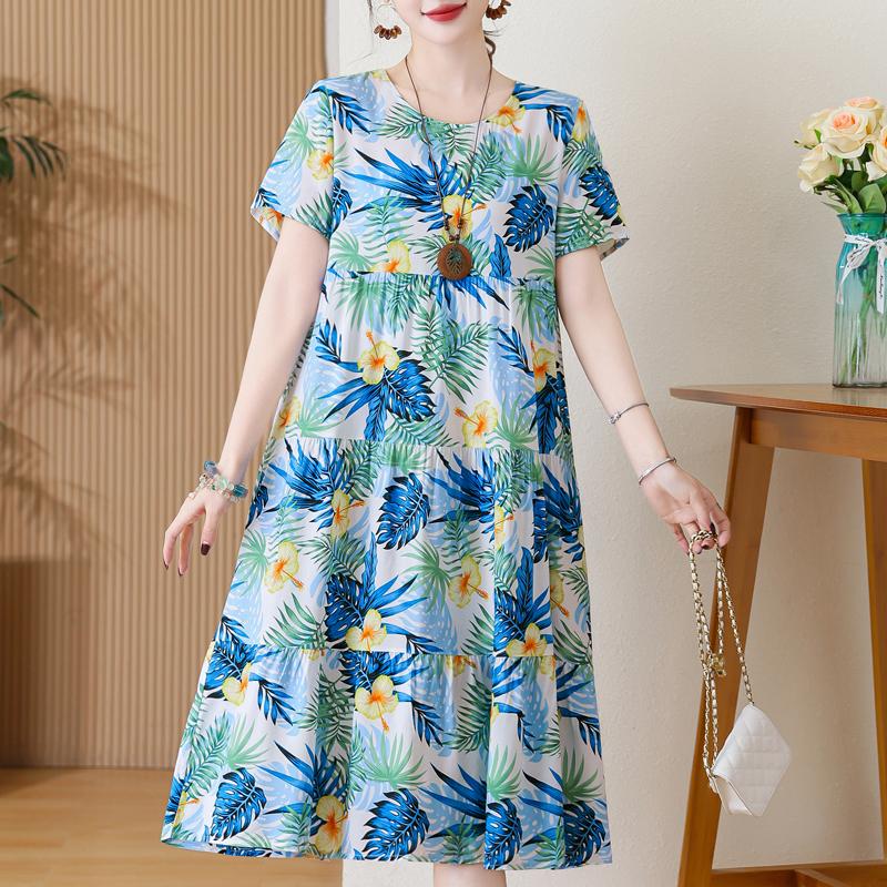 chinese dress ladies Korean-style loose-fit long dress – Uncut-Trends main image 1