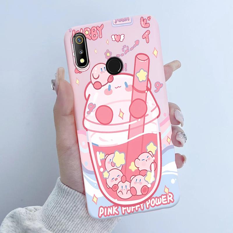 For Realme 3 3i 3Pro Phone Case Butterfly Flower Girl Design Soft Silicone TPU Back Housing for Oppo Realme 3 Realme3 Pro Covers