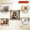 2D Colorful & Adorable Duck-Patterned Pillow Covers Pattern Cushion Cover Suitable For Sofa Bedroom Car Pillow Cover