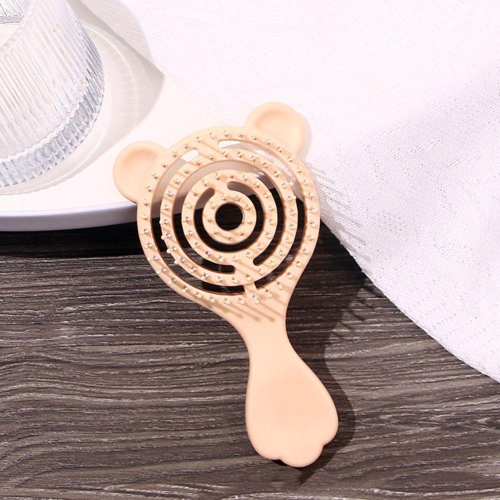 

Мягкие штифты Массажная расческа Инструменты для укладки Расческа с полыми ребрами Портативная расческа для укладки жёлтый