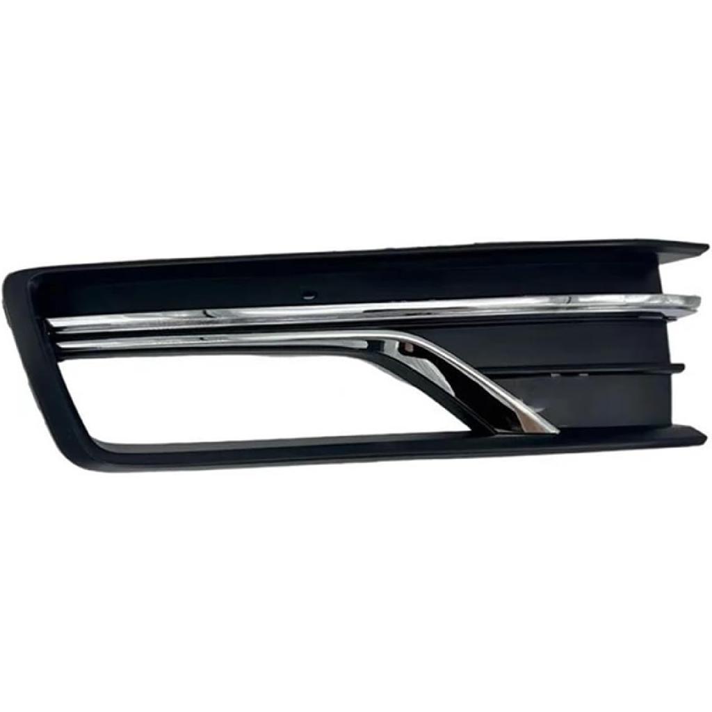 Compatible for VW Passat Nms 2016 2017 2018 Foglights Covers Car Accessories Left Right Front Bumper Fog Light Grille Cover(1 Left)
