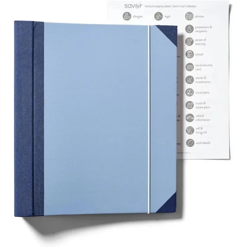 New Cross-Border Product In Case I Go Missing Binderpocket Leather File Folder Accordion Document Bag