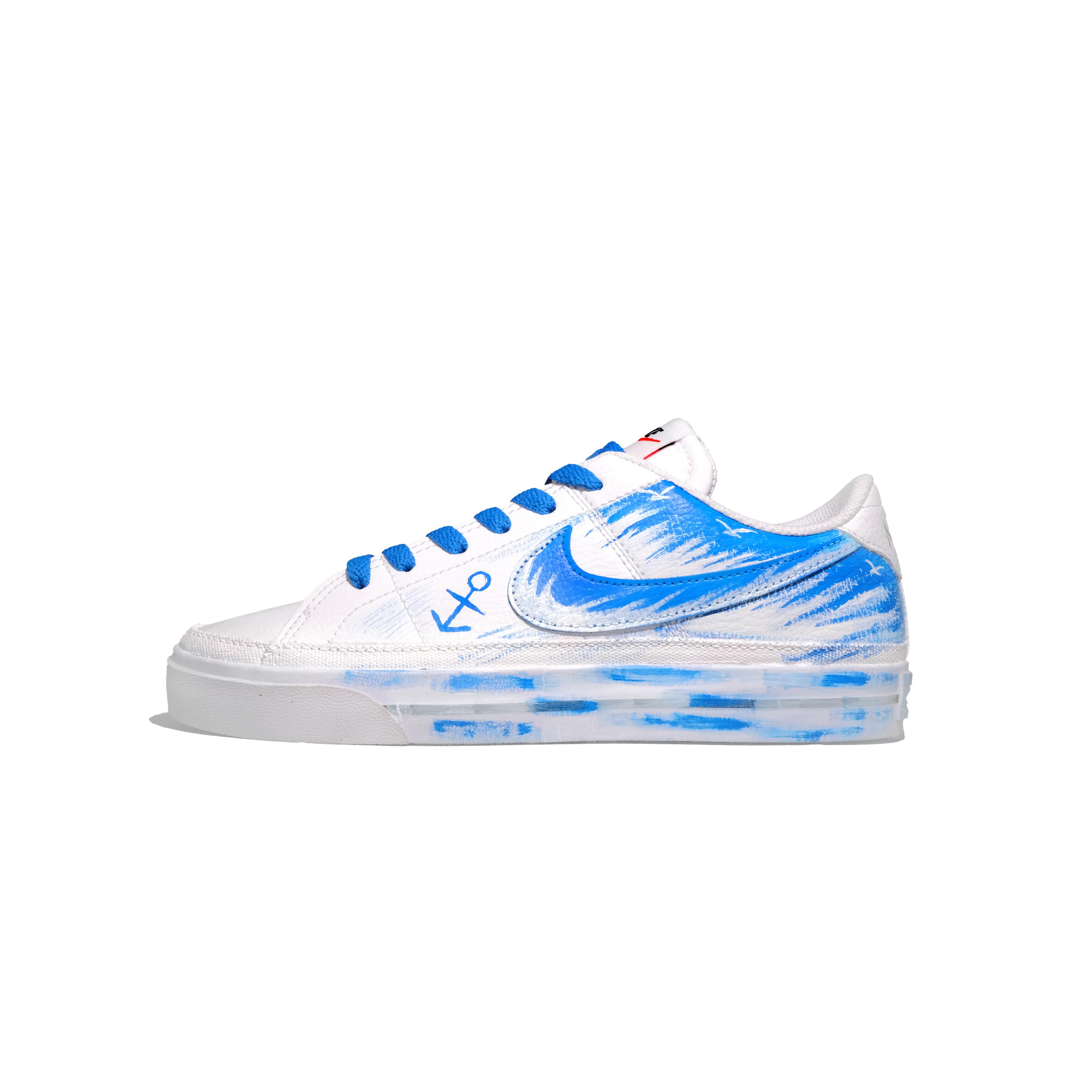 Nike Court Legacy Низкие Кеды для Скейтбординга Женские Синие DH3161-100(Команда1828-) 36.5