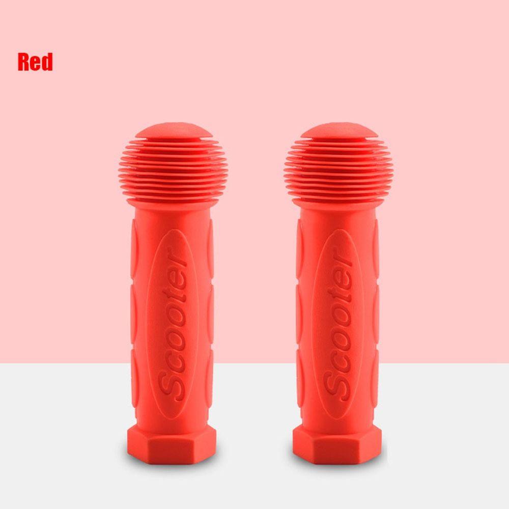 Blue Red Skateboard Scooter Accessories Rubber Grip Children Bike Parts Handle Handlebar Grips