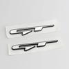 3d ABS Chrome Black Logo GT Line Emblem Car Trunk Badge Adhesive Decal GT Line Sticker Accessories
