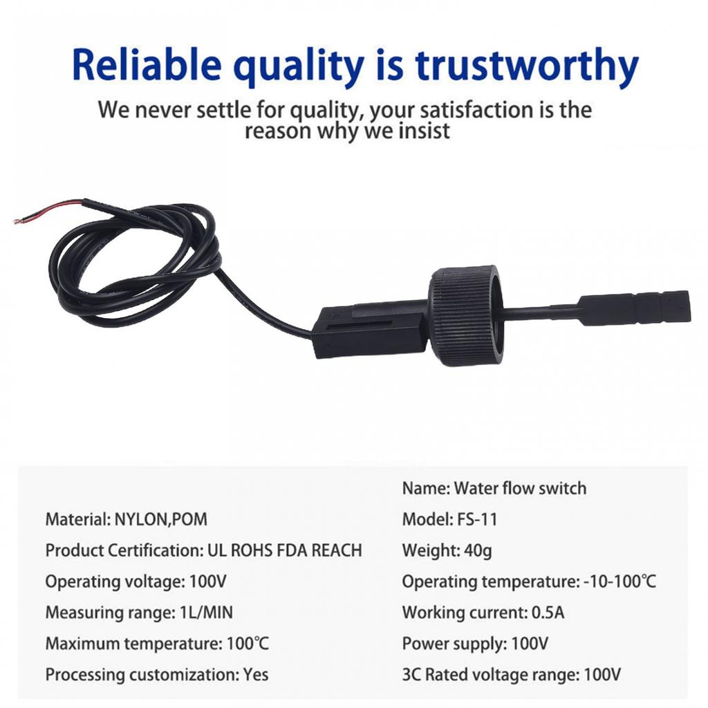 Klimaanlage Wasserdurchflussschalter Durchflusssensor für Wärmepumpe Warmwasserbereiter