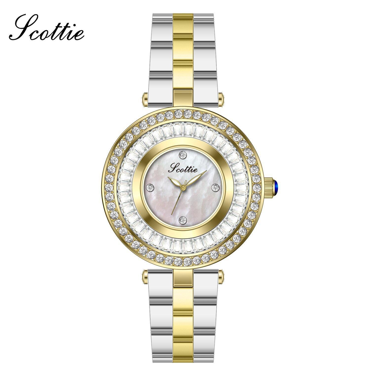 Watch Ladies Diamond Fritillary Surface Stainless Steel With Delicate Small Dial